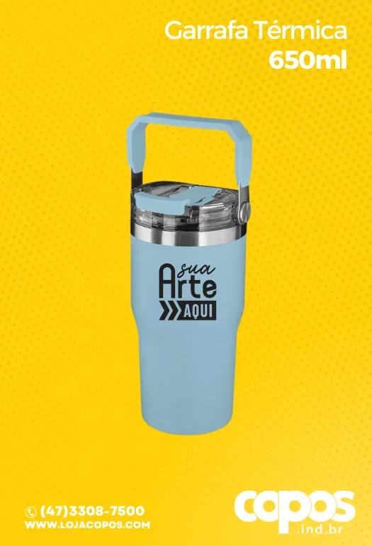 Garrafa T&eacute;rmica de 650ml