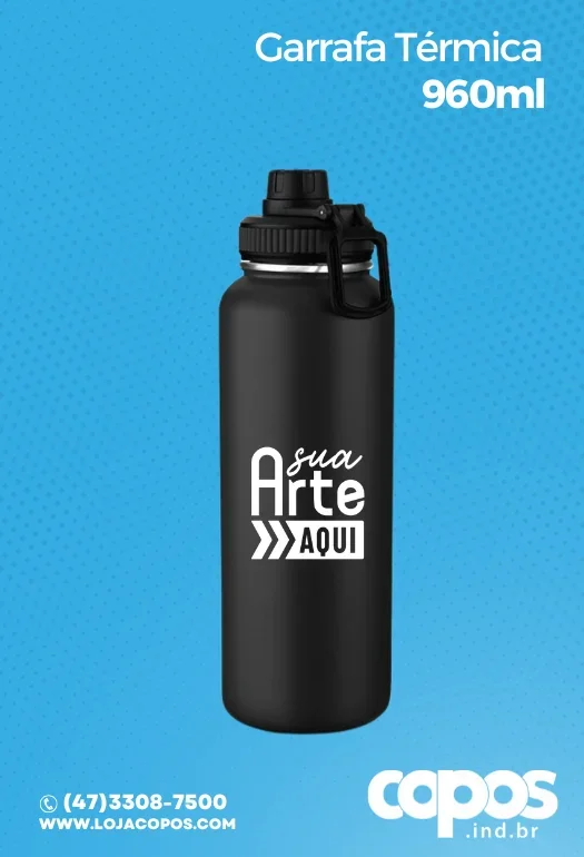 Garrafa T&eacute;rmica Personalizada de 960ml