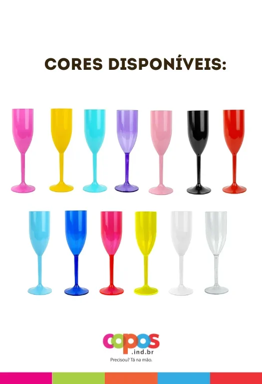 Ta&ccedil;a Champanhe borda Metalizada