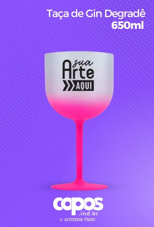 Ta&ccedil;a de Gin Personalizada