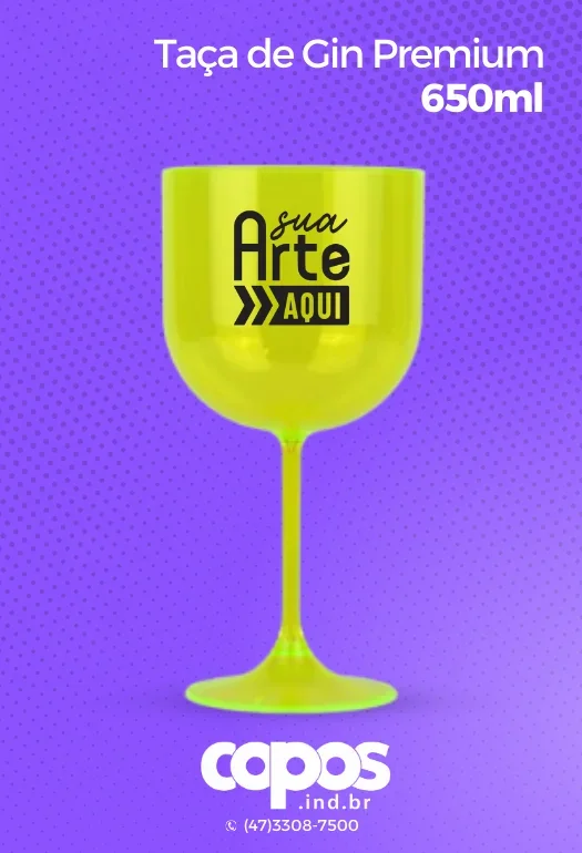 Ta&ccedil;a de Gin Personalizada